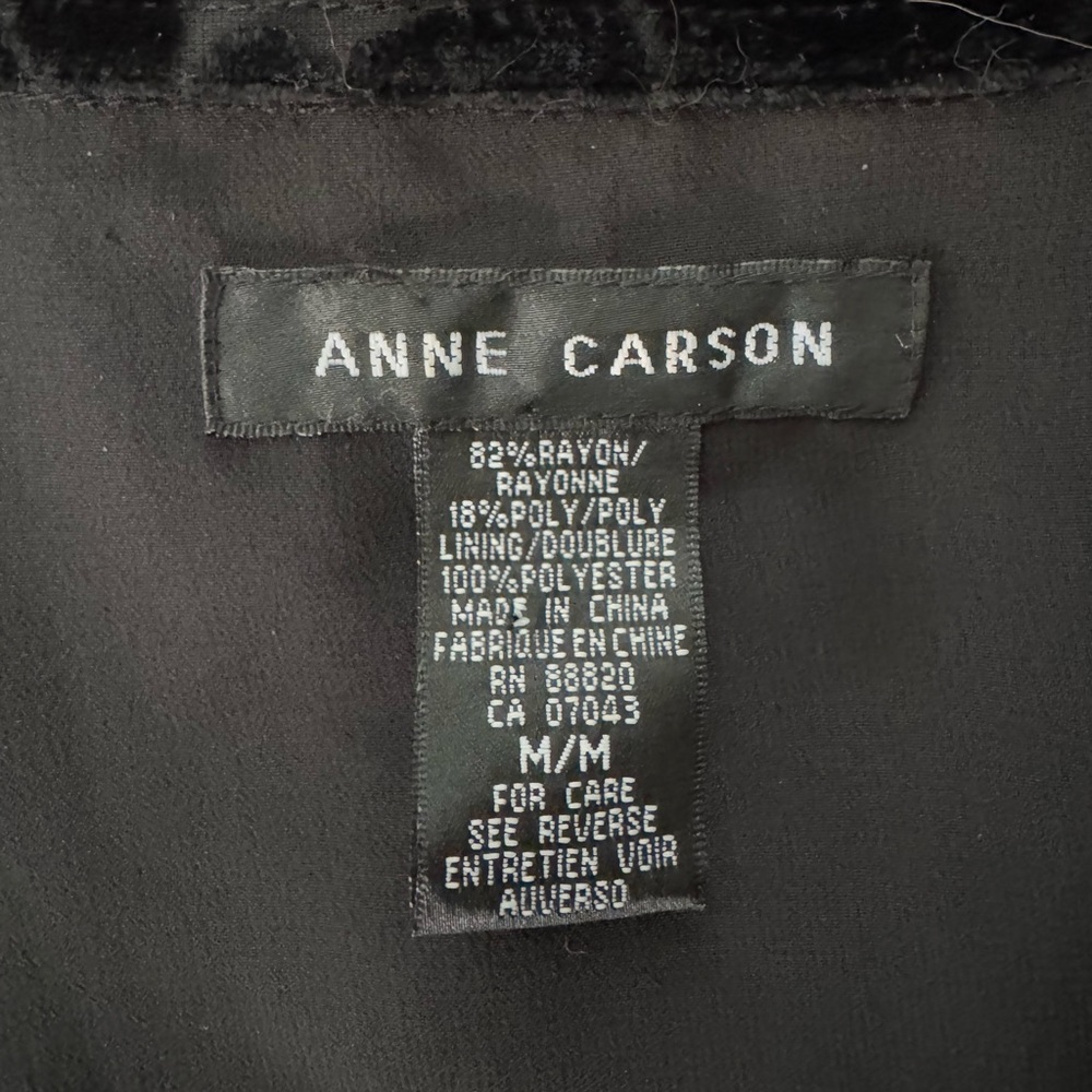 Anne Carson Ruffle Boho Blouse - Picture 4 of 4